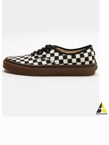 Authentic Checkerboard Black White Gum VN0004MKIBB1 - VANS - BALAAN 1