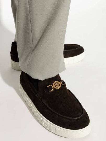 Versace Suede Shoes, Men's, Brown - VERSACE - BALAAN 2