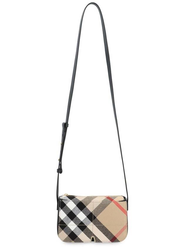 Snip Check Cross Bag Sand - BURBERRY - BALAAN 6