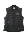 Women's Post Swedish Padded Vest Black - HORN GARMENT - BALAAN 1