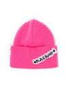 BBD Side Patch Long Beanie Pink - BLACKBLOND - BALAAN 2