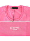 Mini Logo Short Sleeve T-Shirt Pink - DSQUARED2 - BALAAN 5