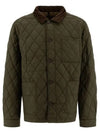 Diamond Quilted Jacket Khaki - POLO RALPH LAUREN - BALAAN 2