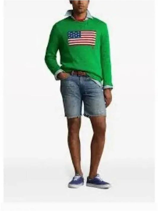 30 points iconic flag sweater green - POLO RALPH LAUREN - BALAAN 1