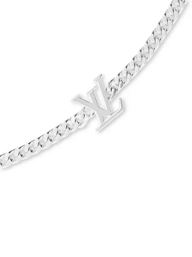 LV Spike Charms Necklace Silver - LOUIS VUITTON - BALAAN 4