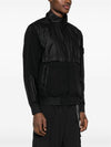 Logo Patch Recycled Nylon Track Jacket Black - STONE ISLAND - BALAAN 5