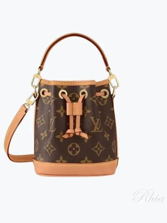 Nano Noe Monogram Bucket Bag Brown - LOUIS VUITTON - BALAAN 2