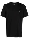 30/1 Jersey Goggle Short Sleeve T-Shirt Black - CP COMPANY - BALAAN 3