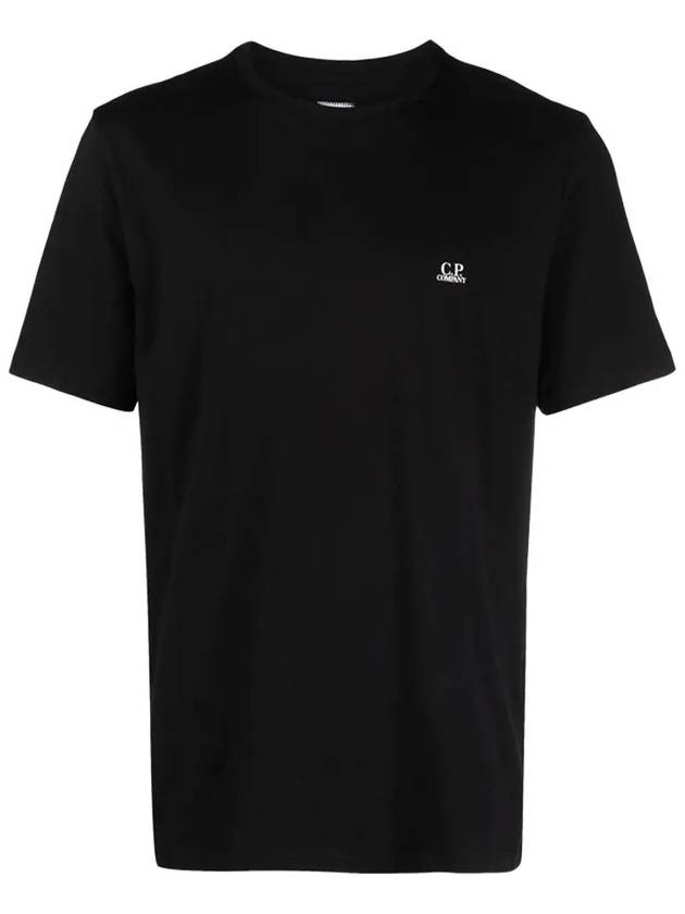 30/1 Jersey Goggle Short Sleeve T-Shirt Black - CP COMPANY - BALAAN 3