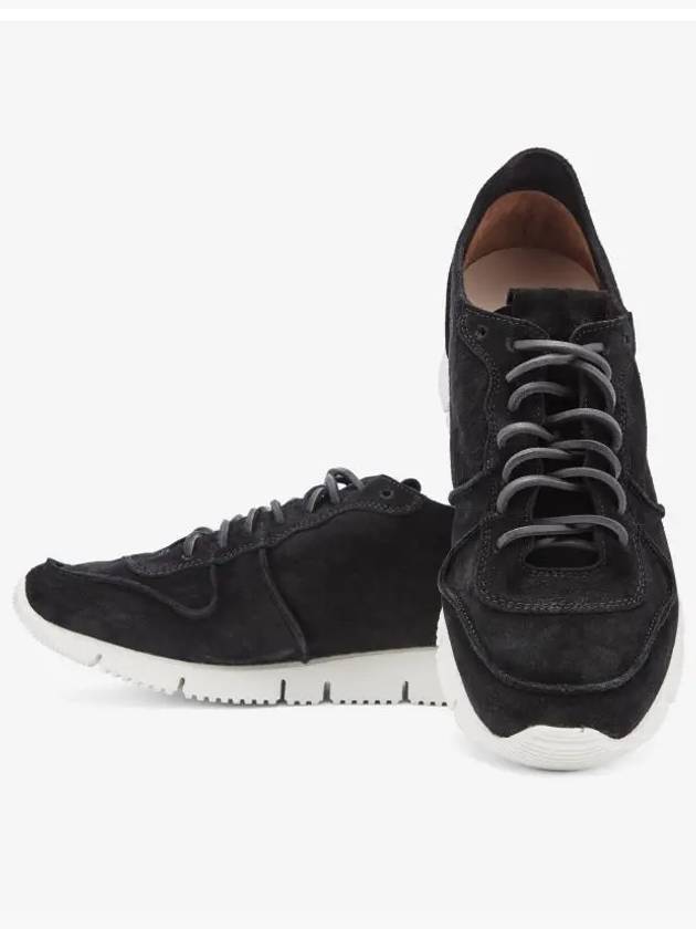 Carrera Suede Low Top Sneakers Black - BUTTERO - BALAAN 4