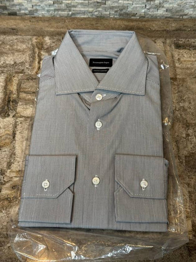 Zegna Milano fit striped shirt 39 - ERMENEGILDO ZEGNA - BALAAN 2