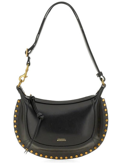 Oskan Moon Leather Shoulder Bag Black - ISABEL MARANT - BALAAN 2