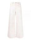 Lemony High Waist Wide Pants Ivory - ISABEL MARANT - BALAAN 2