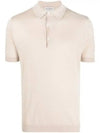 Adrian Cotton PK Shirt Almond - JOHN SMEDLEY - BALAAN 1