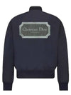 Couture Back Logo Bomber Jacket Navy - DIOR - BALAAN 1