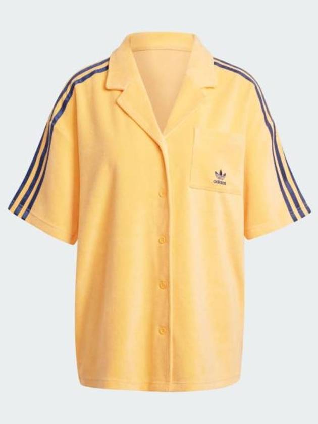 Resort Short Sleeve Shirts Hazy Orange - ADIDAS - BALAAN 2