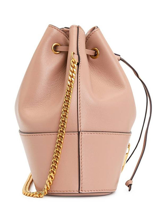 V Logo Signature Women s Chain Bucket Bag P0T83HPF GF9 - VALENTINO - BALAAN 2