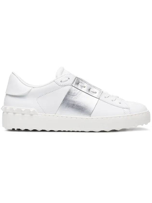 hidden strap low top sneakers silver - VALENTINO - BALAAN.