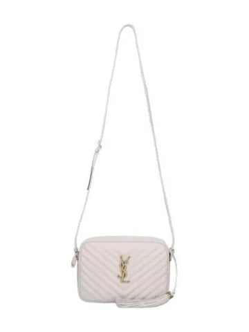 Lu Camera Crossbody Bag Vintage White - SAINT LAURENT - BALAAN 1