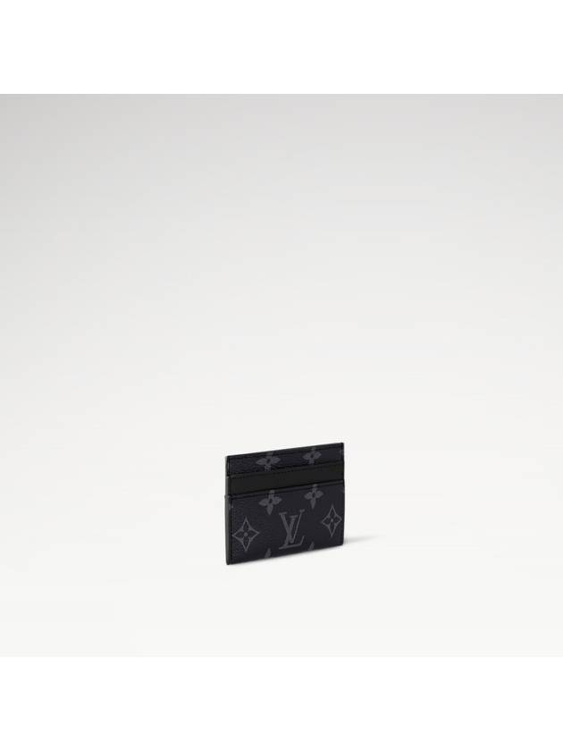 Monogram Eclipse Double Card Wallet Black - LOUIS VUITTON - BALAAN 6