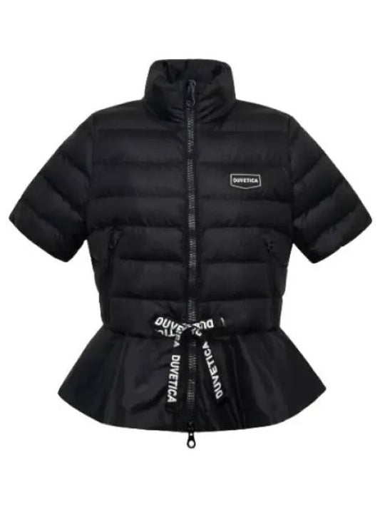 Samilia Black Women s Down Jacket Padding - DUVETICA - BALAAN 1