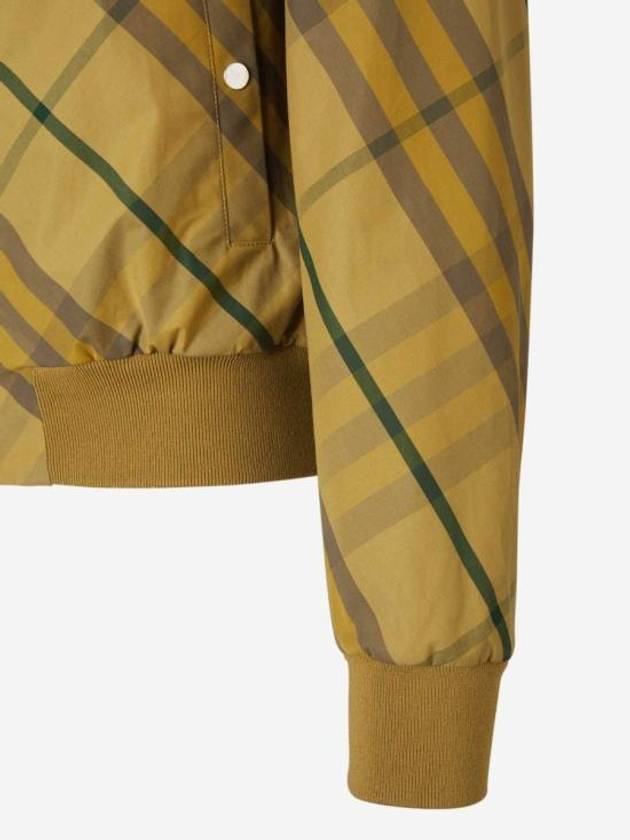 Check Bomber Jacket Yellow - BURBERRY - BALAAN 5