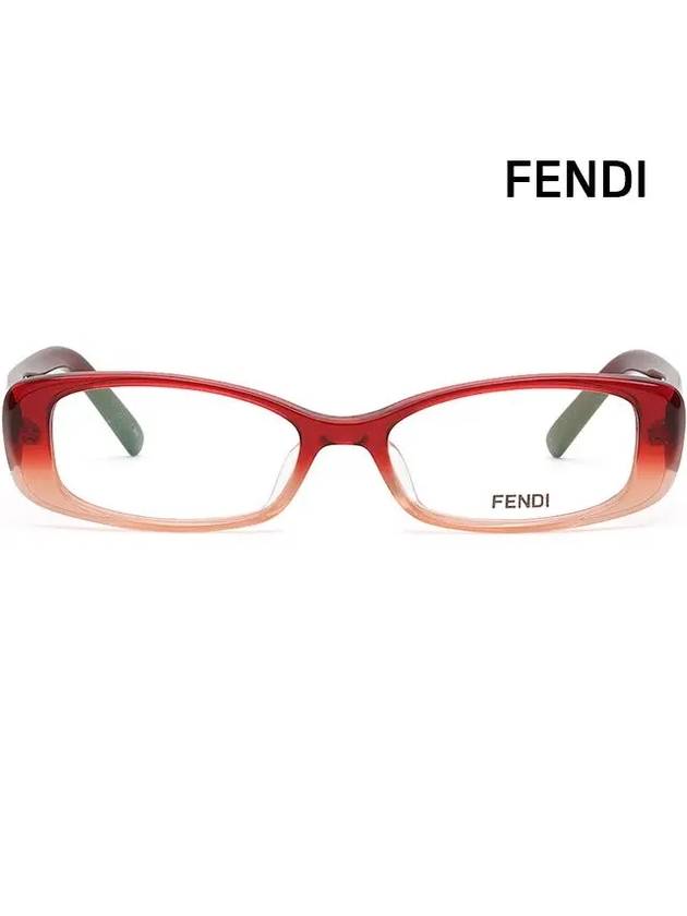 Eyewear Rectangular Glasses Brown - FENDI - BALAAN 4