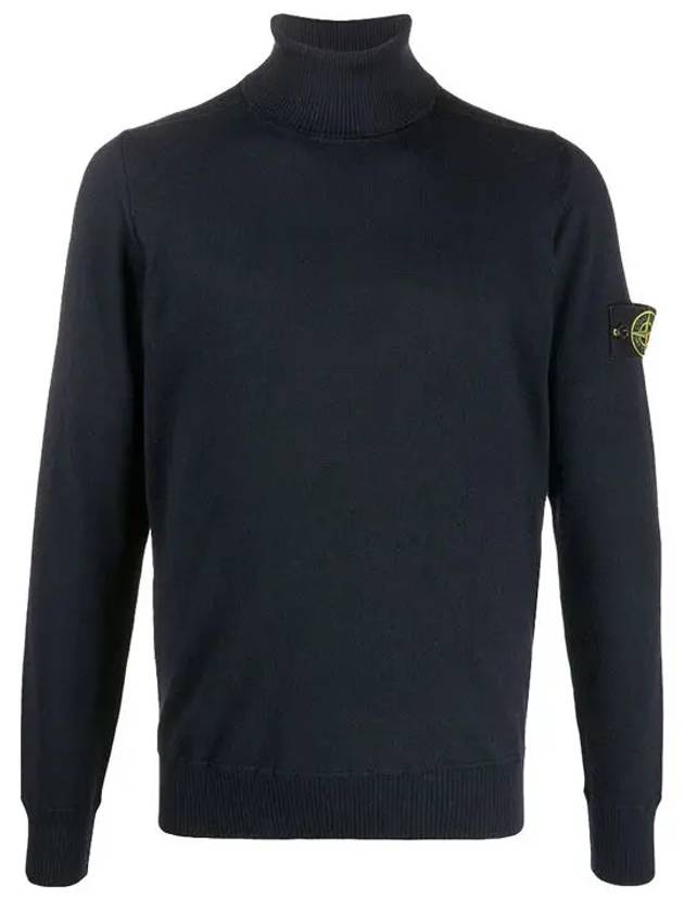 Waffen Patch Turtleneck Navy - STONE ISLAND - BALAAN 2