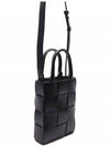 Intrecciato Cassette Mini Tote Bag Black - BOTTEGA VENETA - BALAAN 4