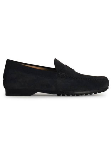 Tod'S Blue Suede Loafers - TOD'S - BALAAN 1