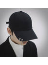 Chain ball cap black piercing hat Clef layered cap - BASSCLEF - BALAAN 2