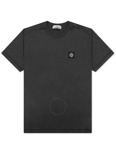 Logo Patch Short Sleeves T-Shirt  Steel Grey - STONE ISLAND - BALAAN 2