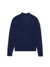 Fox Head Patch Classic Wool Cardigan Navy - MAISON KITSUNE - BALAAN 3