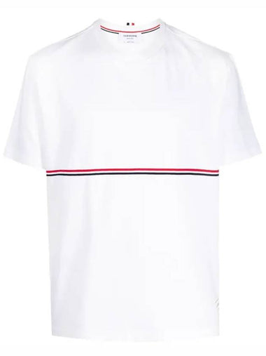 Men's short sleeve tshirt MJS221AJ0058 - THOM BROWNE - BALAAN 1