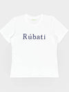 Serif Logo Tshirt WHITE - RUBATI - BALAAN 6