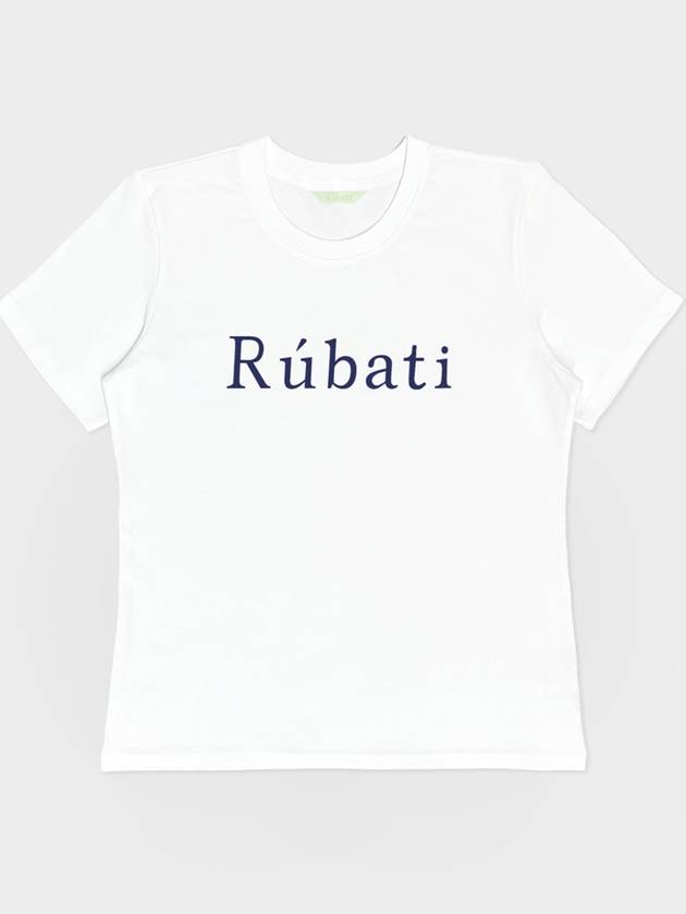 Serif Logo Tshirt WHITE - RUBATI - BALAAN 6