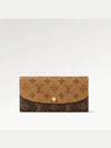 Emily Monogram Reverse Canvas Long Wallet Brown - LOUIS VUITTON - BALAAN 2