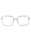 Eyewear Square Metal Eyeglasses Ruthenium - BOTTEGA VENETA - BALAAN.