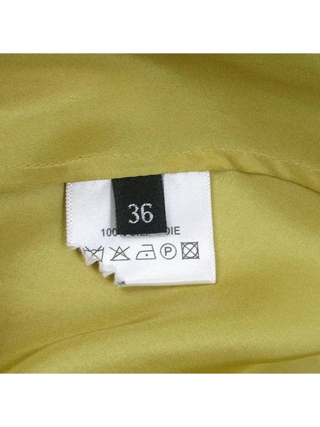 100 silk yellow color dress - JOSEPH - BALAAN 4