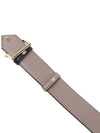 Reversible Leather Belt Black Dove Grey - FENDI - BALAAN 8