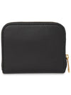 Ella Bio Small Zipper Card Wallet Black - TORY BURCH - BALAAN 3