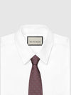 GG Dot Pattern Silk Tie Purple - GUCCI - BALAAN 3