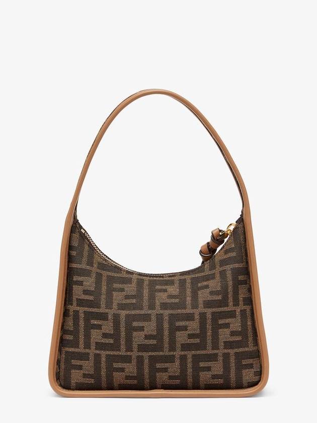 Pendesense FF Fabric Mini Shoulder Bag Brown - FENDI - BALAAN 5