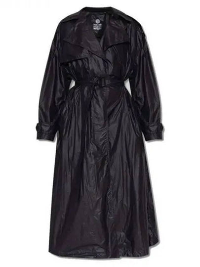 Women's Edge Belted Trench Coat Black - ISABEL MARANT - BALAAN 2