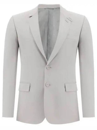 Single Wool Twill Jacket Grey - DIOR - BALAAN 2