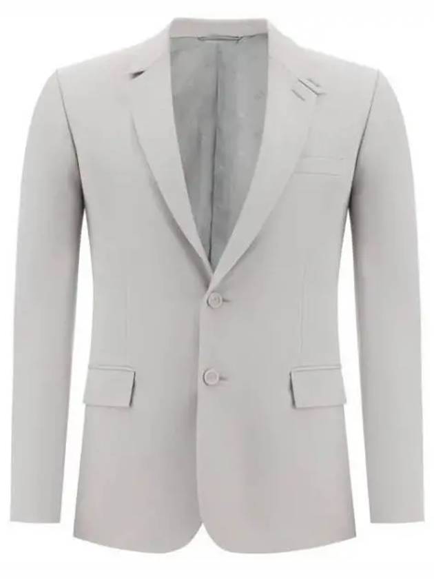 Single Wool Twill Jacket Grey - DIOR - BALAAN 2