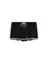 mini Triomphe shorts in satin 2P77A199Q 38NO - CELINE - BALAAN 2