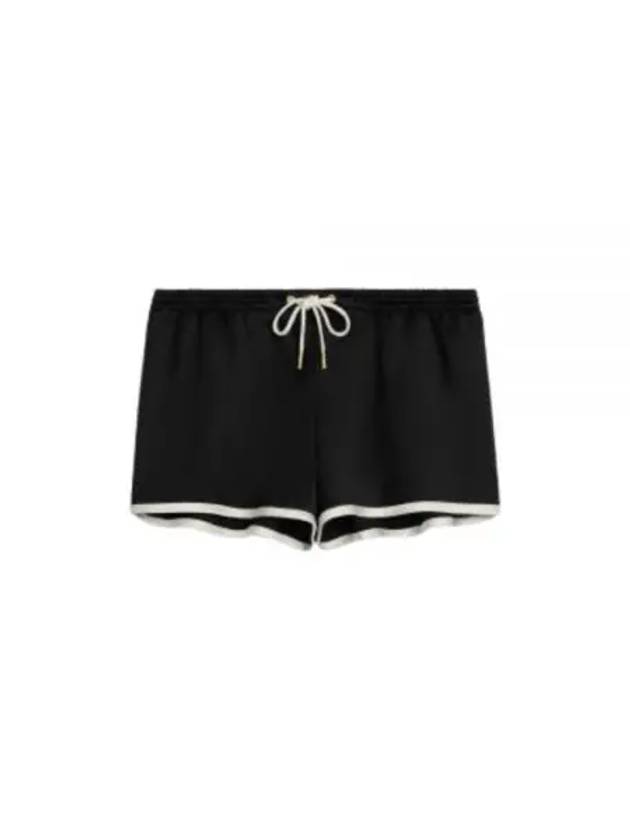 mini Triomphe shorts in satin 2P77A199Q 38NO - CELINE - BALAAN 2