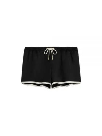 mini Triomphe shorts in satin 2P77A199Q 38NO - CELINE - BALAAN 2