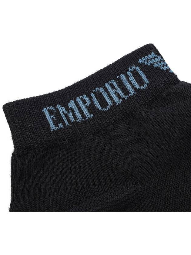 Logo Neck Cotton Inside Socks 3PACK 300008 2R254 50620 - EMPORIO ARMANI - BALAAN 5